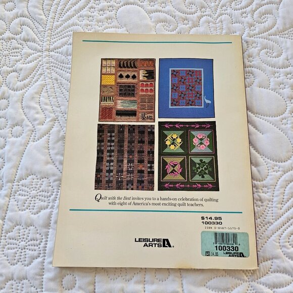 Leisure Arts "Quilt With The Best" 1992 Softcover Book, Techniques & Patterns - Picture 2 of 12